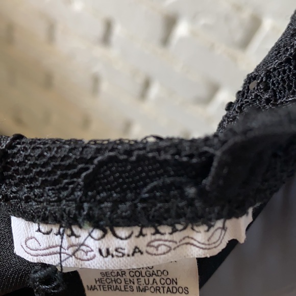 LA SCALA USA BLACK SEQUIN HALTER RHINESTONES FITTED DRESS XL EXCELLENT - Picture 11 of 12